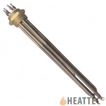 Immersion Heater Copper with 3 U-shaped Ø8 elements