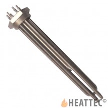 Immersion Heater M77x2 with 3 S/S 316L U-shaped Ø10 elements