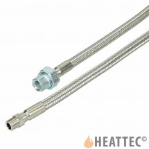 Flexible Gas Hose Stainless Steel 3/8"