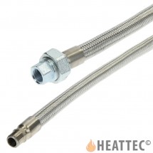 Flexible Gas Hose Stainless Steel 1/2"