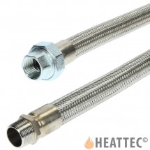 Flexible Gas Hose Stainless Steel 1"