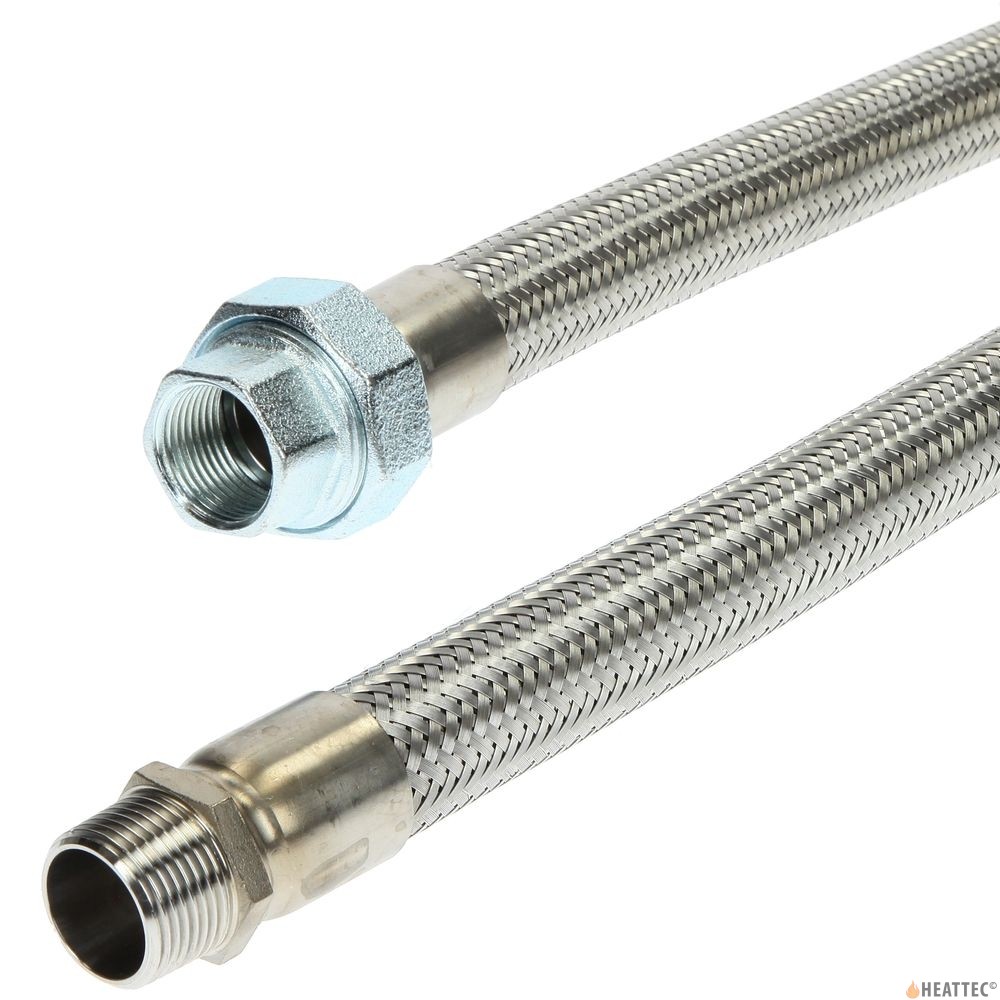 Flexible Gas Hose Stainless Steel DN40 1½ (AZ Gastechnik) - Heattec®  Webshop