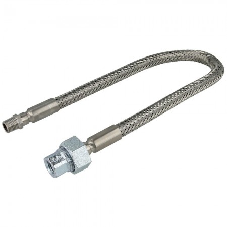 Flexible Gas Hose Stainless Steel 1/4"